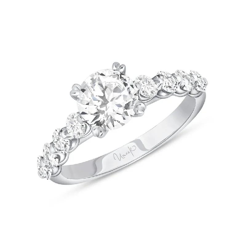 Ladies Wild Punk Engagement Rings -0.63 ctw Diamond Solitaire Engagement Ring